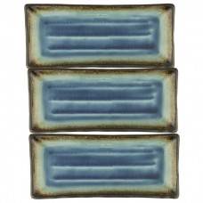 Set 3 platouri portelan Culinaro Gio Azure 29x12xh3,3cm