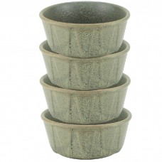 Set 4 boluri ceramice STREET FOOD OLIVE 15,3xh6,3cm