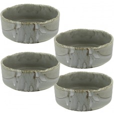 Set 4 boluri din portelan CULINARO FUJI ASH 13xh5cm, 450ml