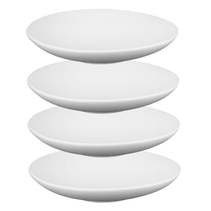 Set 4 farfurii adanci din portelan Culinaro North 23xh4,7cm