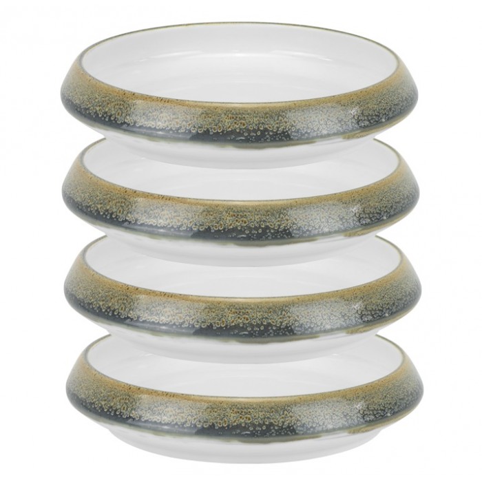 Set 4 farfurii adanci din portelan Culinaro Storm 17xh4cm