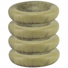 Set 4 farfurii din portelan pentru prezentare Culinaro Alani Green 16xh5cm