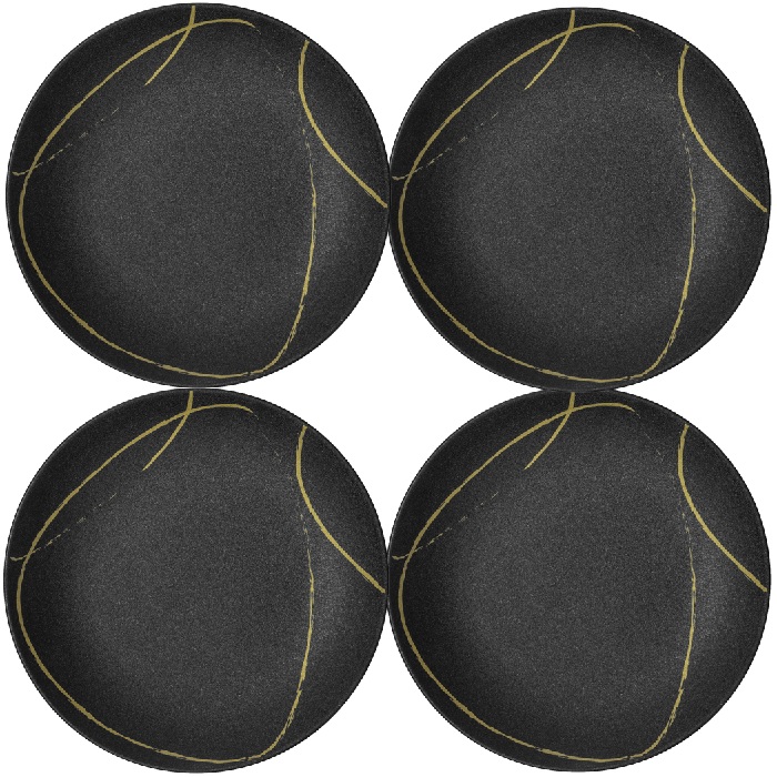 Set 4 farfurii portelan Culinaro Wabi Sabi 27cm