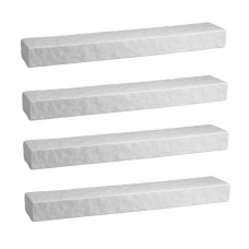 Set 4 platouri dreptunghiulare Culinaro North din portelan 30x6cm