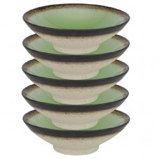 Set 5 boluri portelan  Culinaro Gio Emerald 15cm