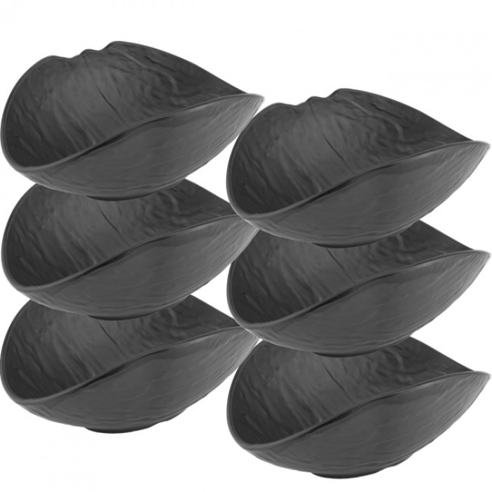 Set 6 boluri din melamina SHIBUI 25/18xh10/5,5cm