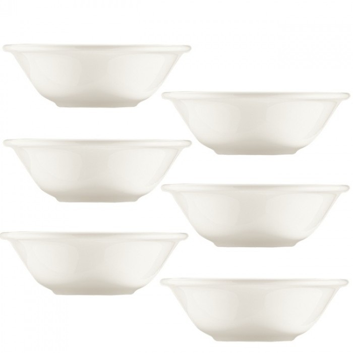 Set 6 boluri din portelan BONNA GOURMET 13cm,220ml
