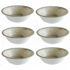 Set 6 boluri din portelan BONNA LUZ, D13cm, 220ml