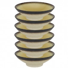 Set 6 boluri din portelan Culinaro Gio Amber 15cm