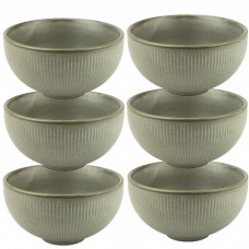 Set 6 boluri portelan Culinaro Moss 11xh5,5cm ,300ml