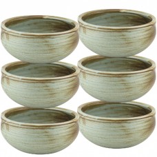 Set 6 boluri portelan RIVER 15xh6,5cm