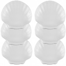 Set 6 boluri ramekin din portelan Sea Food Mida 8,5cm