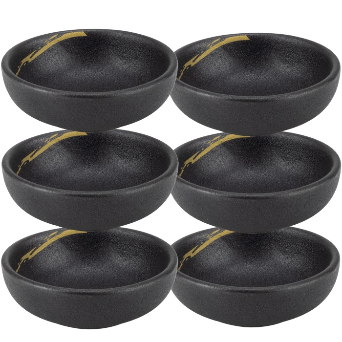 Set 6 boluri Sos portelan Culinaro Wabi Sabi 6cm Set 6 boluri Sos portelan Culinaro Wabi Sabi 6cm