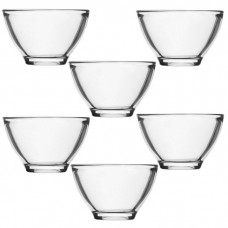 Set 6 boluri sticla 75ml,7,1xh4,5ml
