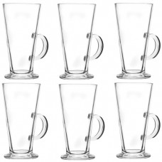 Set 6 cani din sticla bauturi calde Raki Boston 280ml,7,6xh14,5cm