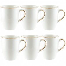 Set 6 cani MUG din portelan BONNA RETRO 330ml