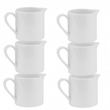Set 6 cani pentru lapte, portelan Culinaro Vision White  90ml