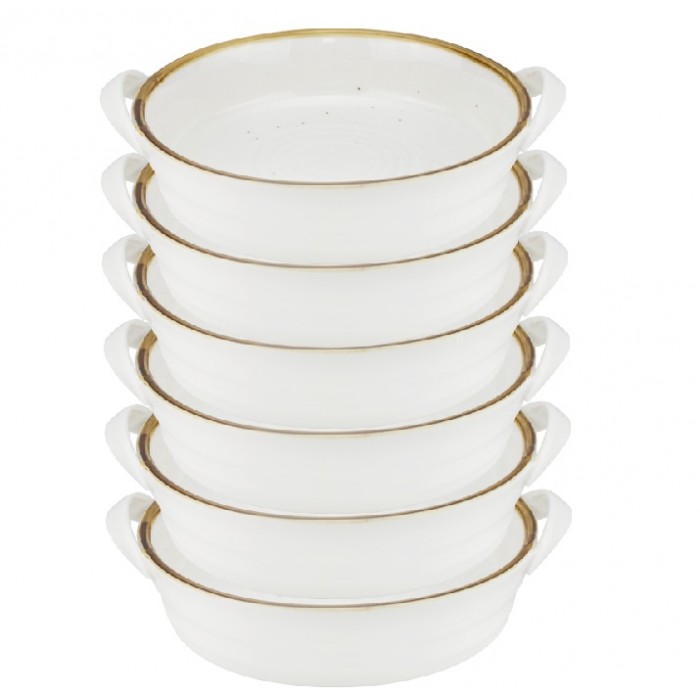 Set 6 caserole portelan CULINARO ARIZONA GLISS 18cm