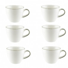 Set 6 cesti ceai,portelan BONNA IRIS 230ml,(E103 RIT 01CF)