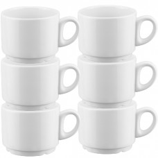 Set 6 cesti din portelan Culinaro Alvi 200ml