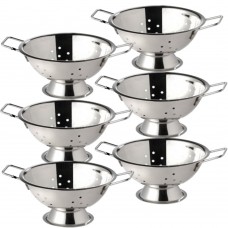 Set 6 cosuri strecuratoare inox RAKI 13x6,5cm servire cartofi prajiti