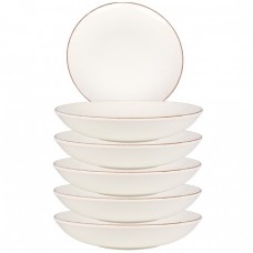Set 6 farfurii  adanci din portelan BONNA RETRO 23cm,1000ml