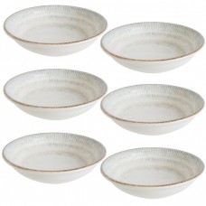 Set 6 farfurii adanci portelan BONNA GALATA 13cm,220ml(S-GAL GRM13CK)