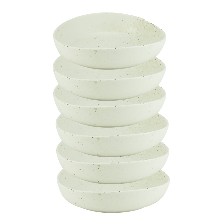 Set 6 farfurii adanci, portelan Culinaro Hazel 20,4xh5,4cm