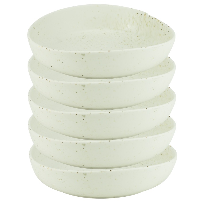 Set 6 farfurii adanci, portelan Culinaro Hazel 23,5xh5,5cm