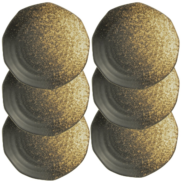 Set 6 Farfurii ceramica Culinaro Ember 18cm