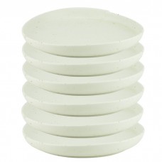 Set 6 farfurii cu margine din portelan Culinaro Hazel 27,5xh3,8cm