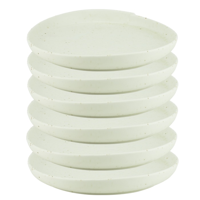 Set 6 farfurii cu margine din portelan Culinaro Hazel 27,5xh3,8cm