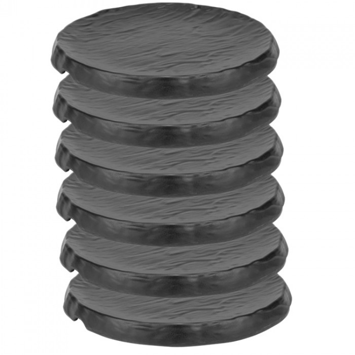 Set 6 farfurii din melamina Raki Shibui 24xh2cm