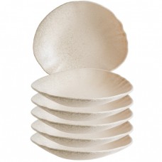 Set 6 farfurii din portelan adanci BONNA SAHARA TONE 27cm,1700ml(SHA TON 27CK)