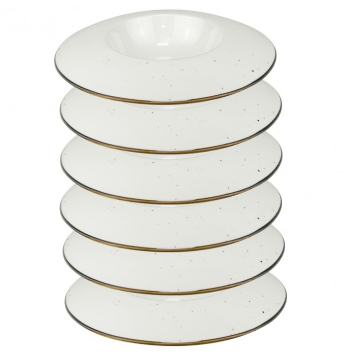 Set 6 farfurii  Gourmet portelan CULINARO ARIZONA GLISS 23cm, 250ml