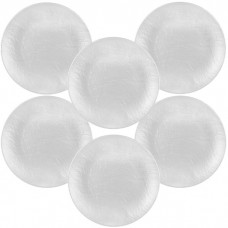 Set 6 farfurii melamina Tilda Matt White 20xh2cm