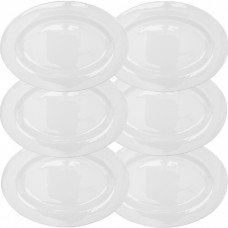 Set 6 farfurii ovala Culinaro Alvi din portelan 30x21xh2cm