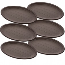 Set 6 farfurii ovale melamina Terra 27,4x19,7cm