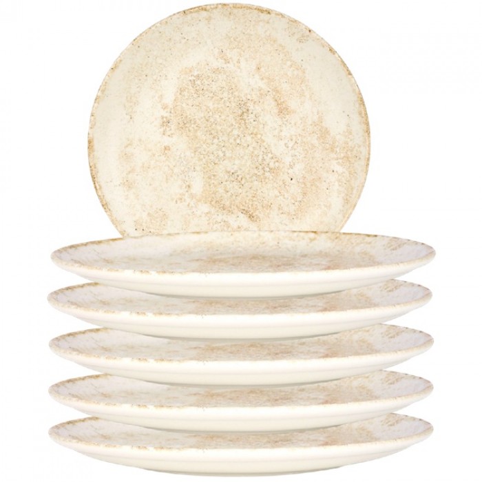 Set 6 farfurii portelan Bonna Nacrous Matt 21cm