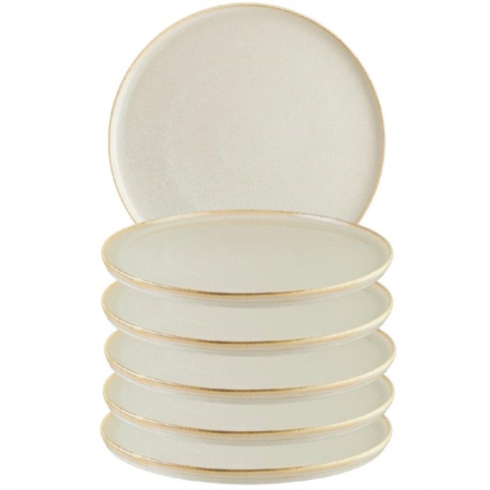 Set 6 farfurii portelan BONNA SAND 22cm 