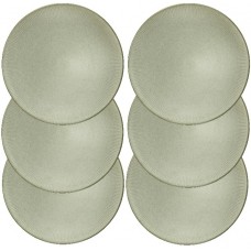 Set 6 farfurii portelan Culinaro Moss 21cm