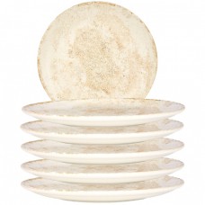 Set 6 farfurii rotunde portelan Bonna Nacrous Matt 27cm