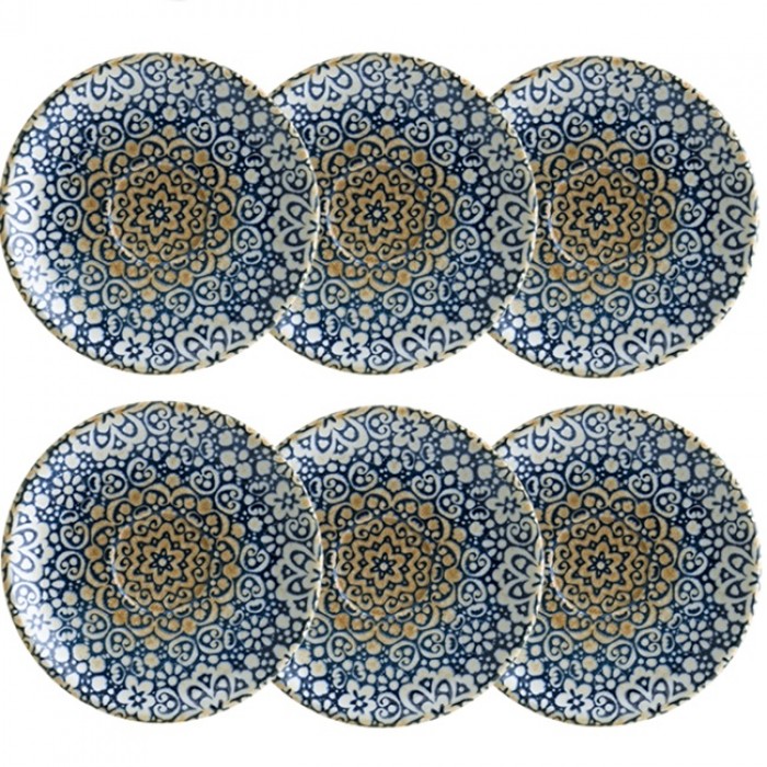 Set 6 farfurii suport din portelan BONNA ALHAMBRA 16cm