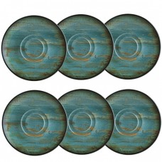 Set 6 farfurii suport din portelan BONNA MADERA 19cm