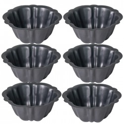Set 6 forme metalice de copt briosa RAKI 12cm...