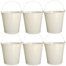 Set 6 galetuse servire cartofi prajiti,snachks FERONYA 9xh9cm culoare bej