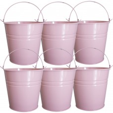 Set 6 galetuse servire cartofi prajiti,snacks FERONYA 12cm culoare roz
