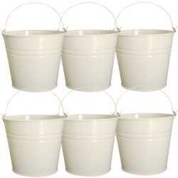 Set 6 galetuse servire cartofi prajiti,snahcks FERONYA 16xh14cm culoare bej...