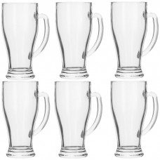 Set 6 halbe bere,sticla Raki 370ml,8,2xh16,5cm