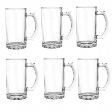 Set 6 halbe bere,sticla Raki 480ml,8,2xh15cm